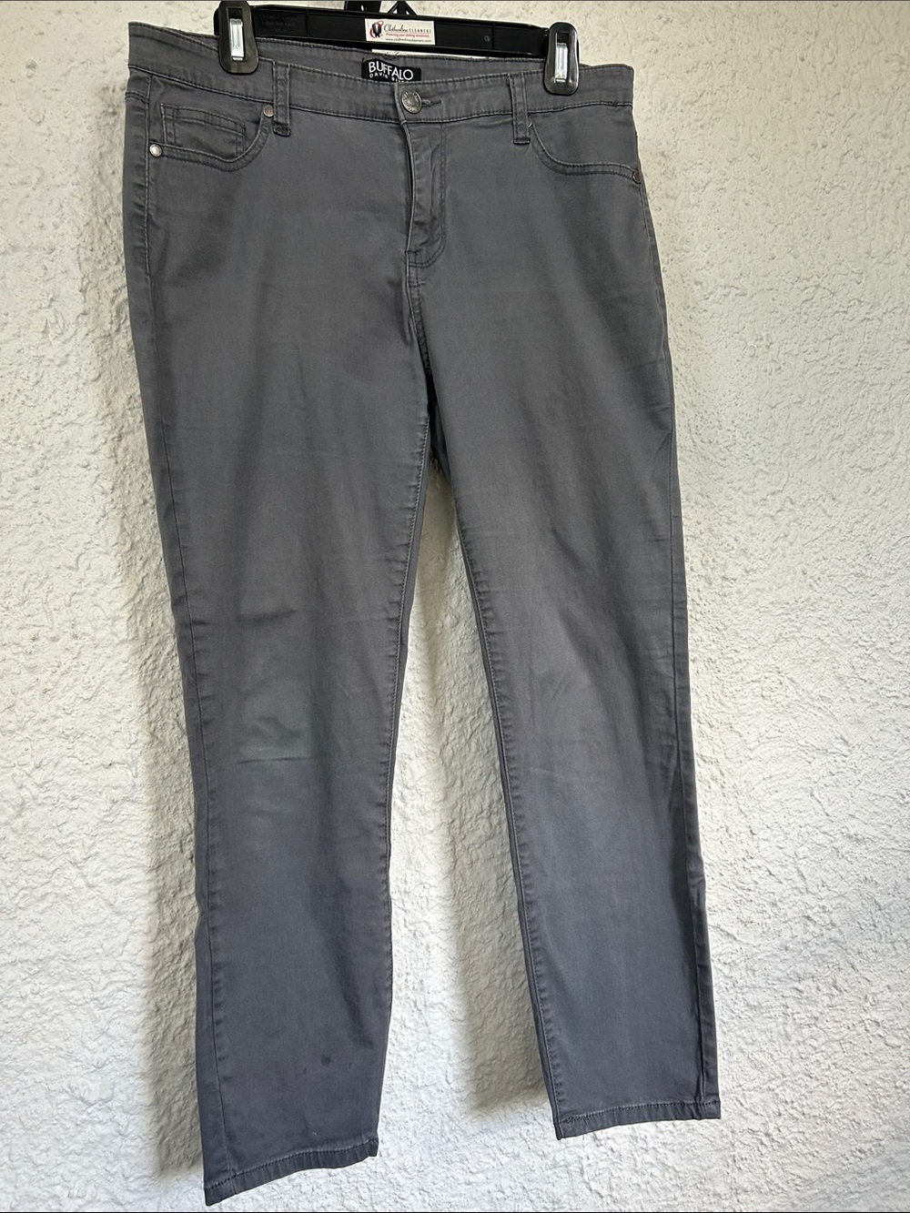 Buffalo David Bitton Women’s Straight Leg Jeans in Gray